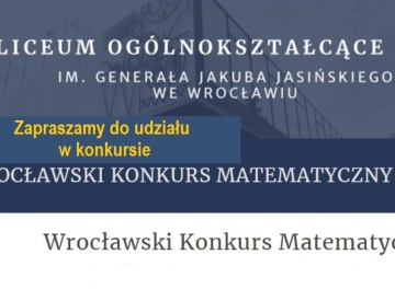 Powiększ obraz: XVIII Wrocławski Konkurs Matematyczny